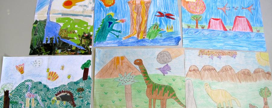 Larunbatean Algorrin "Dinosauroak ezagutzen" doako tailerra 6-10 urteko haurrentzat 