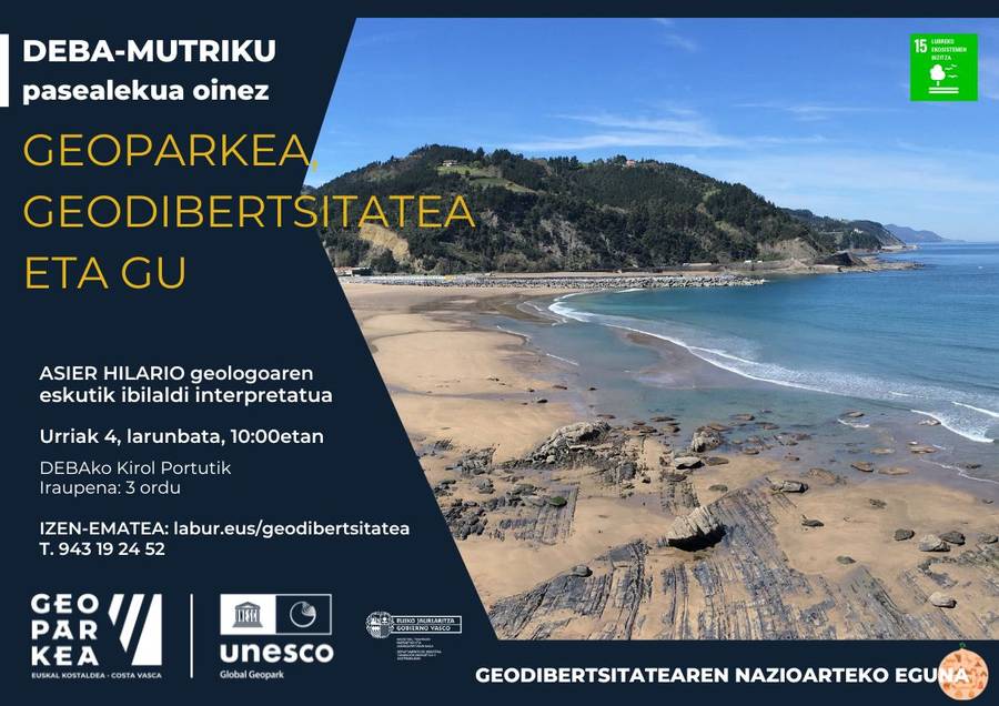 Geoparkea organiza dos visitas interpretadas para celebrar el Día Internacional de la Geodiversidad