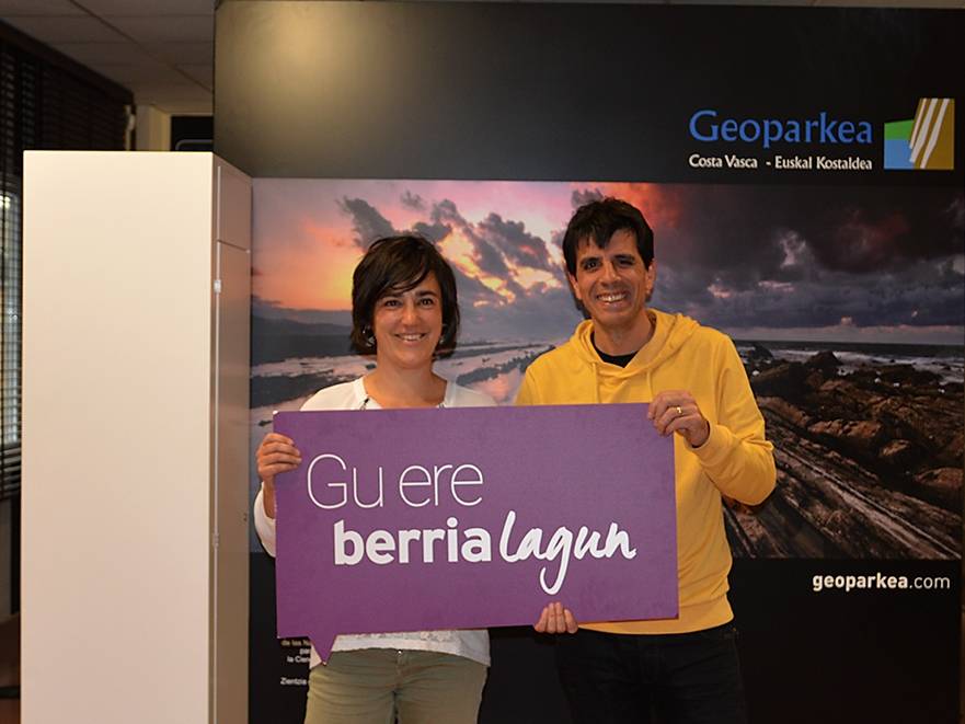 Geoparkea se adhiere a la comunidad 'Berrialaguna'