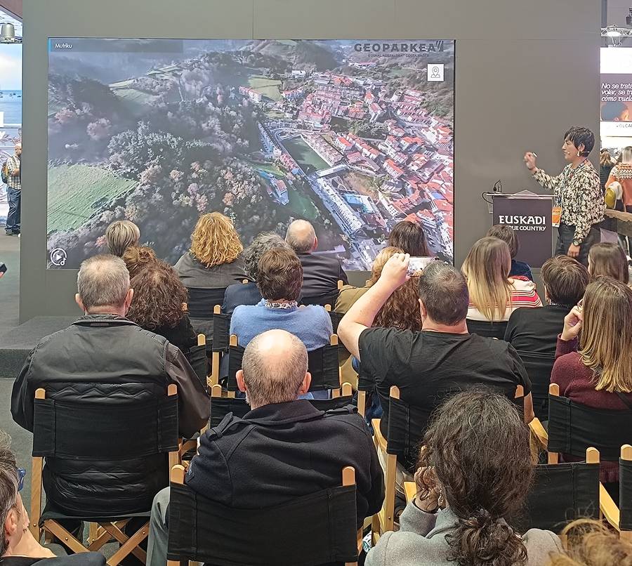 El 'Tour Virtual del Geoparque' de la Costa Vasca se ha presentado en Fitur