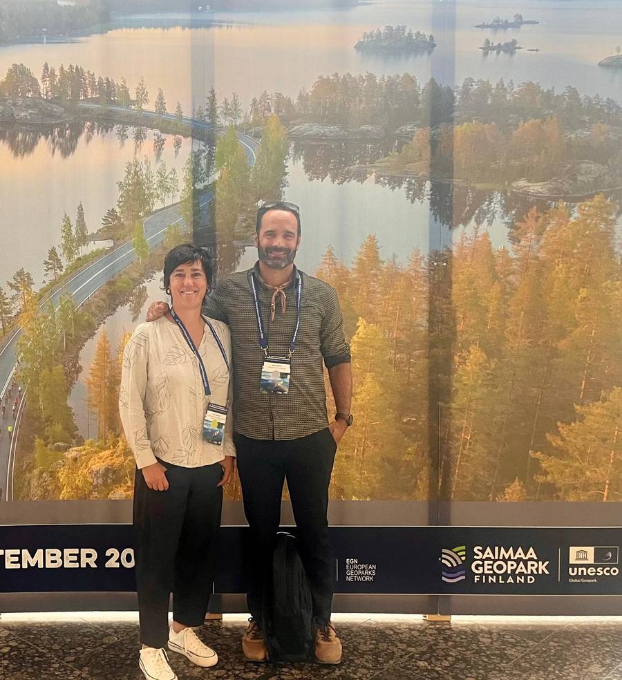Una delegación de Geoparkea participa en Finlandia en la  18ª Conferencia Internacional de Geoparques Europeos